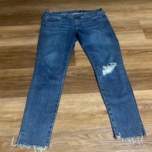 AG The Legging Ankle Jeans Super Skinny Distressed